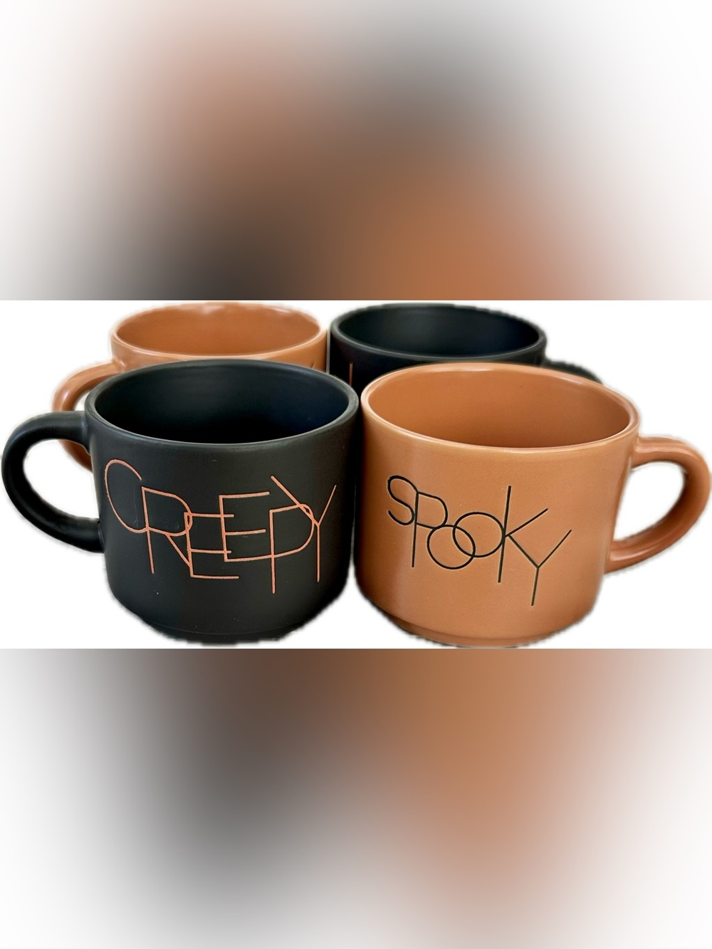 Set of 4 Halloween Mugs
